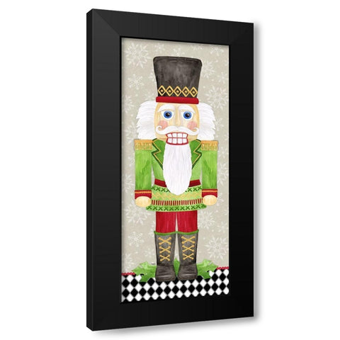 Nutcracker Christmas I Black Modern Wood Framed Art Print with Double Matting by Reed, Tara