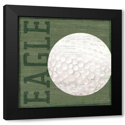 Golf Days X-Eagle Black Modern Wood Framed Art Print by Reed, Tara