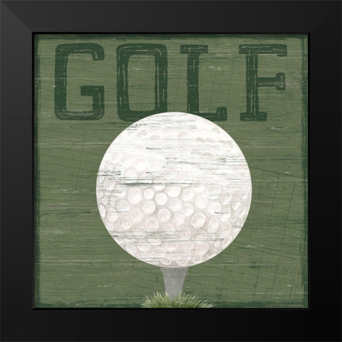 Golf Days XI-Golf Black Modern Wood Framed Art Print by Reed, Tara