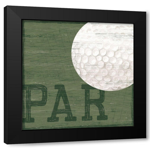 Golf Days XII-Par Black Modern Wood Framed Art Print by Reed, Tara