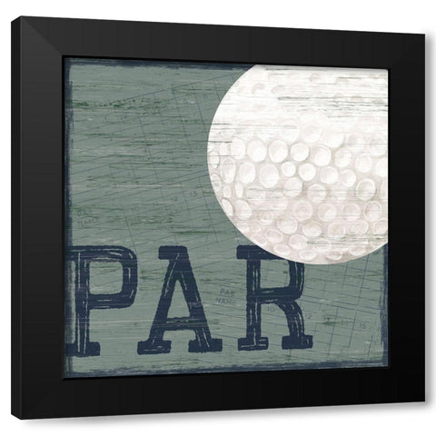 Golf Days neutral XII-Par Black Modern Wood Framed Art Print by Reed, Tara