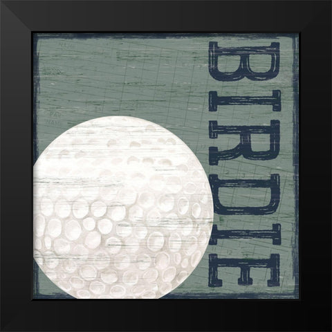 Golf Days neutral XIII-Birdie Black Modern Wood Framed Art Print by Reed, Tara
