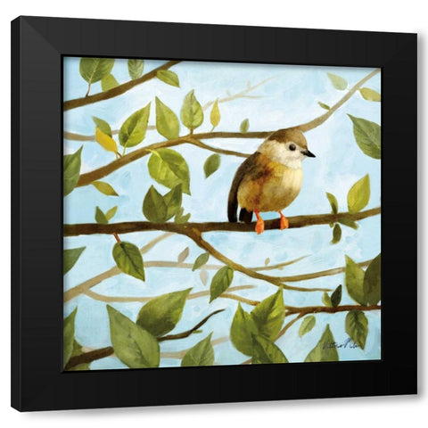 Morning Song I Black Modern Wood Framed Art Print with Double Matting by Milan, Vittorio