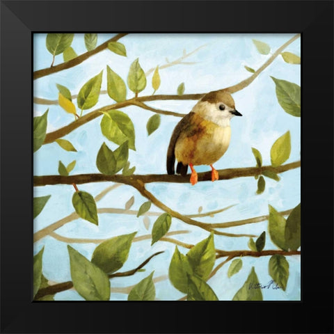 Morning Song I Black Modern Wood Framed Art Print by Milan, Vittorio