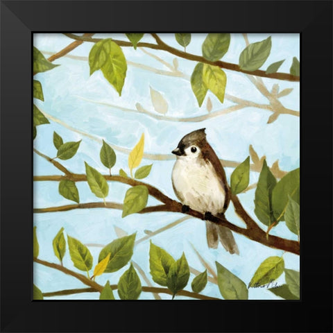 Morning Song II Black Modern Wood Framed Art Print by Milan, Vittorio