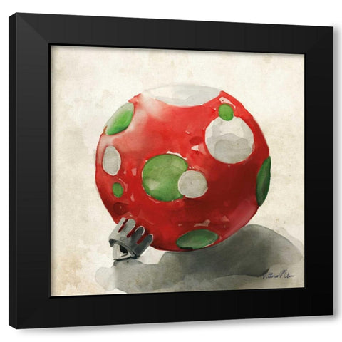 Ornament Trio I Black Modern Wood Framed Art Print by Milan, Vittorio