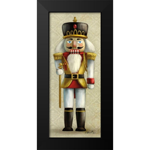 Christmas Nutcracker  I Black Modern Wood Framed Art Print by Milan, Vittorio