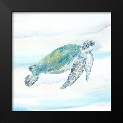 Great Blue Sea XII Black Modern Wood Framed Art Print by Coulter, Cynthia