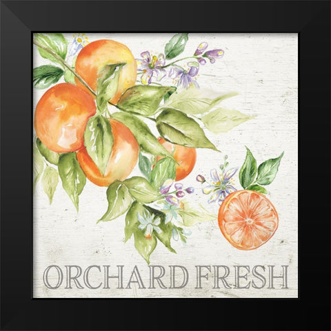 Lemon Grove IV Black Modern Wood Framed Art Print by Tre Sorelle Studios