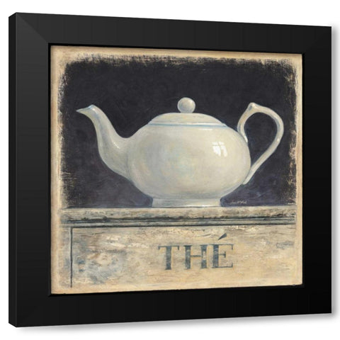 The De Provence Black Modern Wood Framed Art Print with Double Matting by Fisk, Arnie