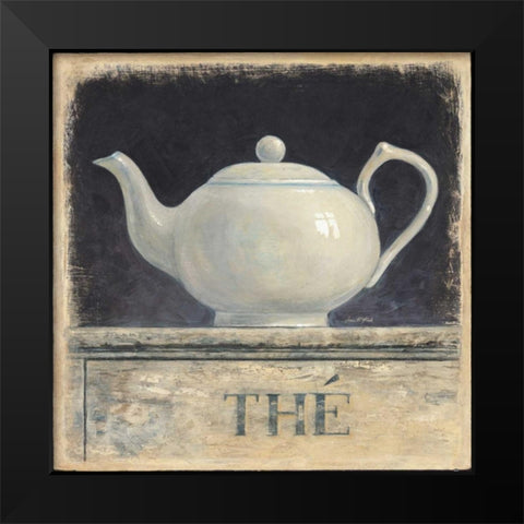 The De Provence Black Modern Wood Framed Art Print by Fisk, Arnie