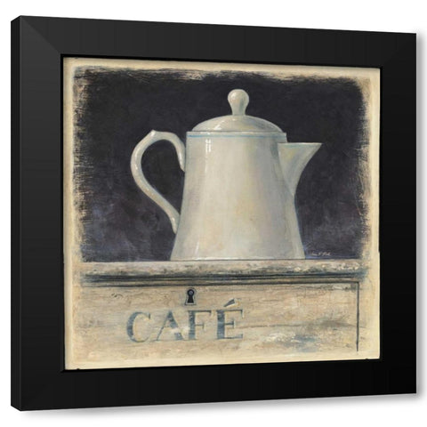 Creme De Provence Black Modern Wood Framed Art Print by Fisk, Arnie