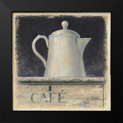 Creme De Provence Black Modern Wood Framed Art Print by Fisk, Arnie