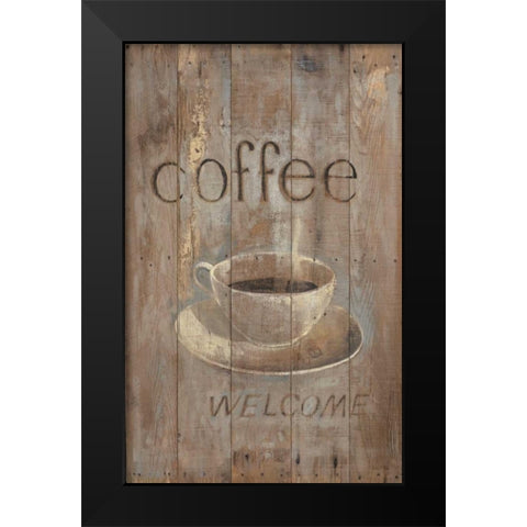 Cuban Coffee Black Modern Wood Framed Art Print by Fisk, Arnie