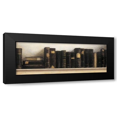 Study In Black Black Modern Wood Framed Art Print by Fisk, Arnie