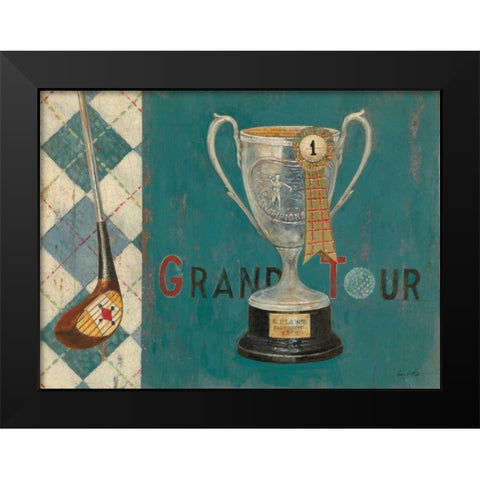 Grand Tour Black Modern Wood Framed Art Print by Fisk, Arnie