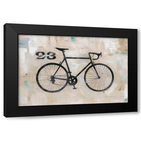 Retro Racer 23 Black Modern Wood Framed Art Print with Double Matting by Fisk, Arnie