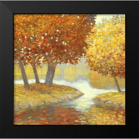 Amber Nature 2 Black Modern Wood Framed Art Print by Fisk, Arnie
