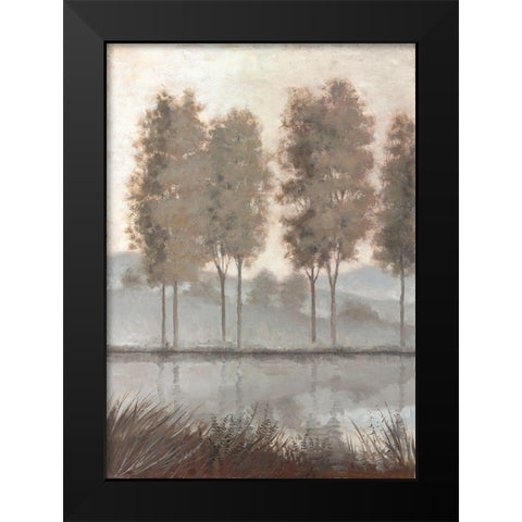Morning View 1 Black Modern Wood Framed Art Print by McGannon, Jill Schultz