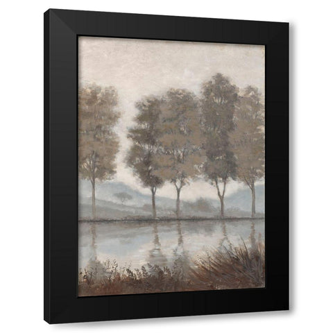 Morning View 2 Black Modern Wood Framed Art Print by McGannon, Jill Schultz