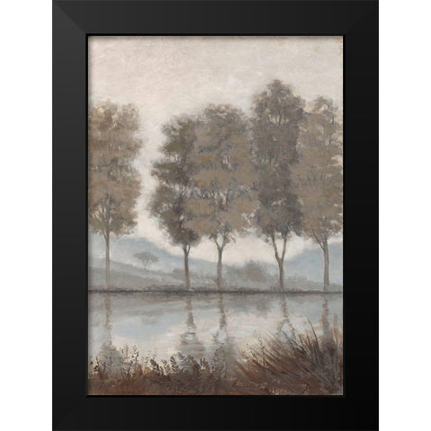 Morning View 2 Black Modern Wood Framed Art Print by McGannon, Jill Schultz