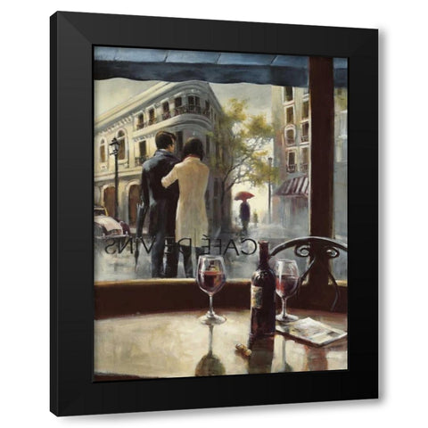 After The Rain Black Modern Wood Framed Art Print by Heighton, Brent