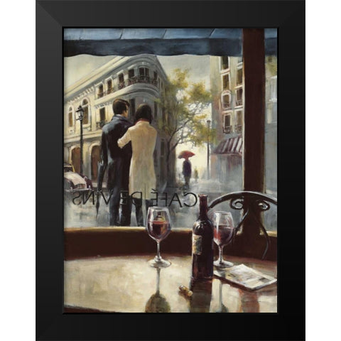 After The Rain Black Modern Wood Framed Art Print by Heighton, Brent