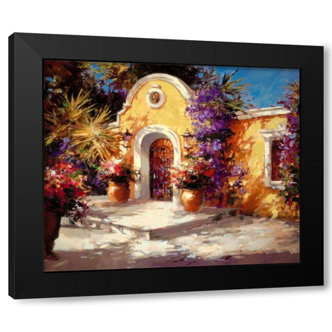 Casa Mia Black Modern Wood Framed Art Print with Double Matting by Heighton, Brent