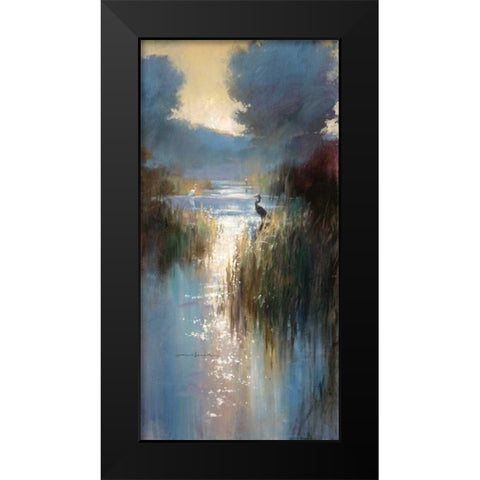 Peaceful Everglades 2 Black Modern Wood Framed Art Print by Heighton, Brent