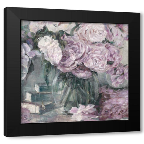 English Countryside Bouquette Black Modern Wood Framed Art Print by Theodosiou, Matina