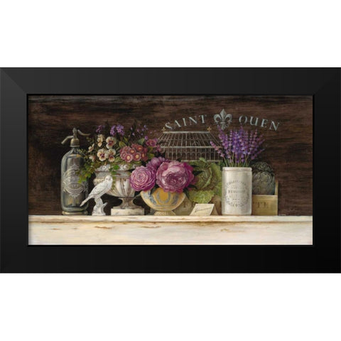 Saint Ouen Vignette Black Modern Wood Framed Art Print by Staehling, Angela