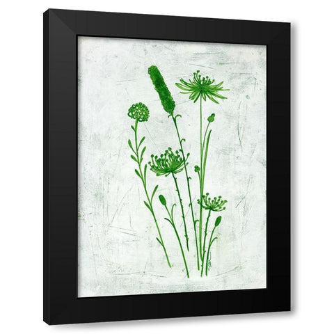 Fresh Greenery Garden Black Modern Wood Framed Art Print with Double Matting by Loco, Filippo
