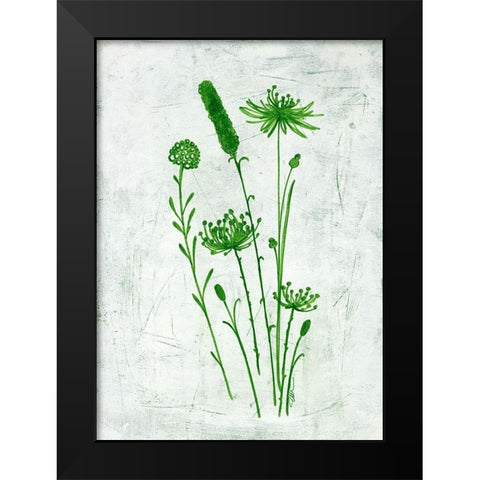 Fresh Greenery Garden Black Modern Wood Framed Art Print by Loco, Filippo