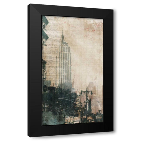 NYC Cool 1 Black Modern Wood Framed Art Print with Double Matting by Roko, Ken