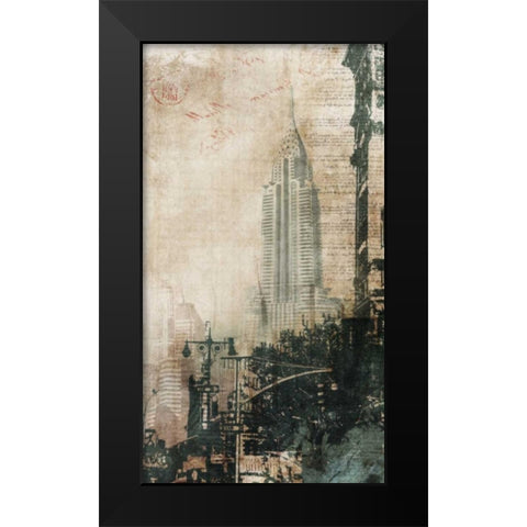 NYC Cool 2 Black Modern Wood Framed Art Print by Roko, Ken