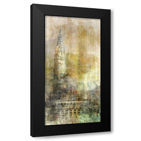About The City Black Modern Wood Framed Art Print with Double Matting by Roko, Ken