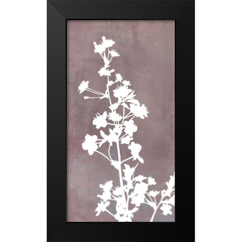 Blossom Branch Panel 1 Black Modern Wood Framed Art Print by Roko, Ken