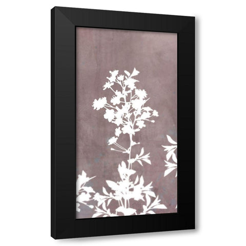 Blossom Branch Panel 2 Black Modern Wood Framed Art Print with Double Matting by Roko, Ken