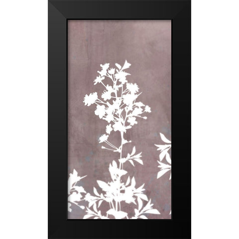 Blossom Branch Panel 2 Black Modern Wood Framed Art Print by Roko, Ken