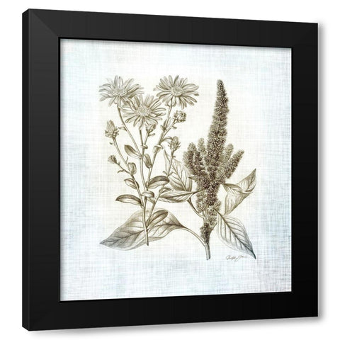 Farmhouse Botanical 2 Black Modern Wood Framed Art Print by James, Christopher