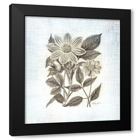 Farmhouse Botanical 4 Black Modern Wood Framed Art Print by James, Christopher
