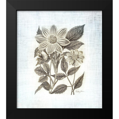 Farmhouse Botanical 4 Black Modern Wood Framed Art Print by James, Christopher