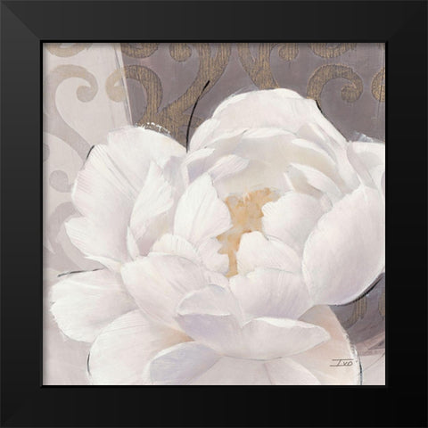 Blissful Bloom 2 Black Modern Wood Framed Art Print by Stoyanov