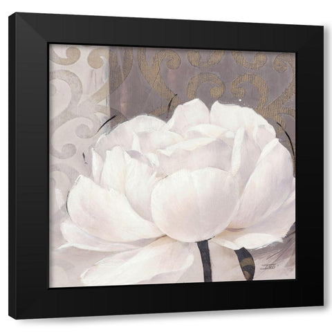 Blissful Bloom 3 Black Modern Wood Framed Art Print by Stoyanov, Ivo