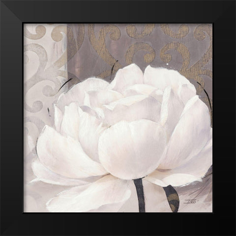 Blissful Bloom 3 Black Modern Wood Framed Art Print by Stoyanov, Ivo