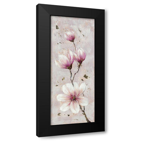 Magnolia Estate 1 Black Modern Wood Framed Art Print with Double Matting by Key