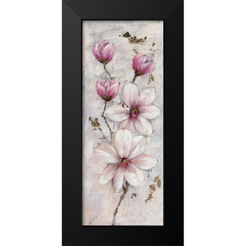 Magnolia Estate 2 Black Modern Wood Framed Art Print by Key