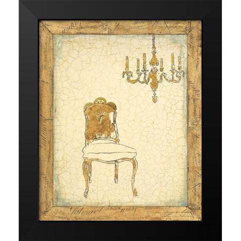 Sitting Pretty Black Modern Wood Framed Art Print by Studio