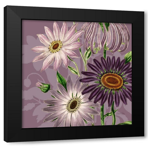 Victorian Garden 2 Black Modern Wood Framed Art Print with Double Matting by Ross, Devon