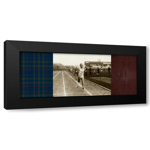 Vintage Track and Field Black Modern Wood Framed Art Print by Appleman, Sam